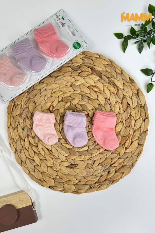 YENİDOĞAN 3LÜ KIZ ÇORAP