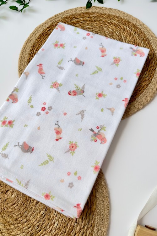 ÇİÇEK DESENLİ PAZEN BATTANİYE 80*90 CM