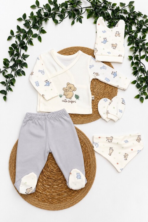 0-3 AY CUTE SAFARİ 5Lİ YENİ DOĞAN TAKIMI BUBB