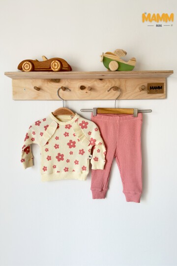 0-12 AY ÇİÇEKLİ FIRFIRLI 2Lİ TAKIM