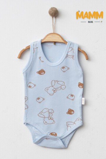 0-3-6-9 AY AYICIK DESENLİ ZIBIN MAVİ