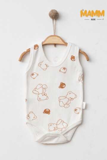 0-3-6-9 AY AYICIK DESENLİ ZIBIN BEYAZ