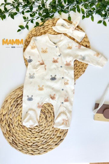 0-6 AY TAVŞANLI YANDAN ÇITÇITLI PATİKLİ TULUM