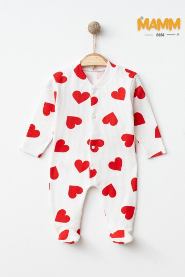 1-3-6 AY BÜYÜK KALPLİ PATİKLİ TULUM KIRMIZI