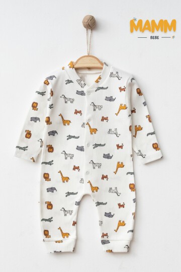 1-3-6 AY HAYVANLAR ALEMİ DESENLİ MANŞETLİ TULUM