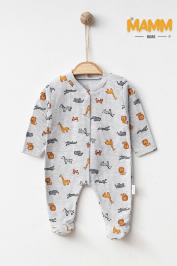 1-3-6  AY HAYVANLAR ALEMİ DESENLİ PATİKLİ TULUM