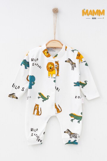 1-3-6 AY SAFARİ DESENLİ MANŞETLİ TULUM