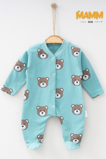 1-3-6 AY SEVİMLİ AYICIK DESENLİ PATİKLİ TULUM