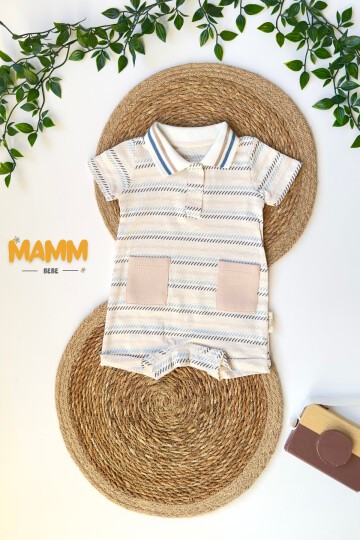 3-12 AY POLO ŞORT TULUM EKRU