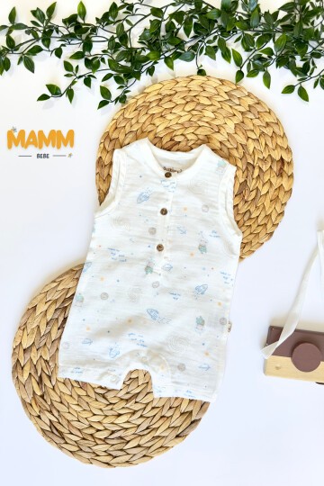 3-12 AY SPACE MÜSLİN ŞORT TULUM