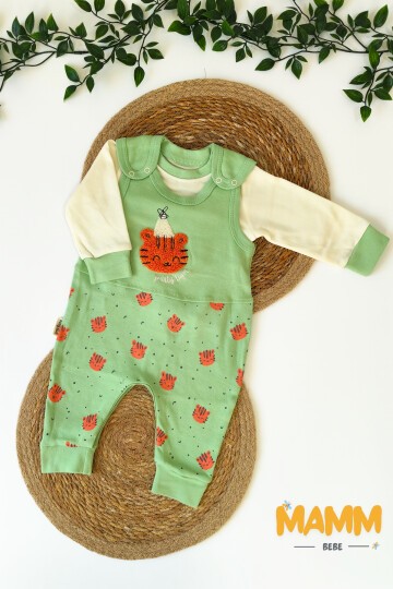 3-12 AY SÜZİNE ASLAN SALOPET YEŞİL