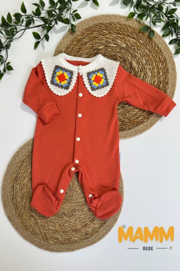 3-6 AY ÖRGÜ YAKALI TULUM KİREMİT