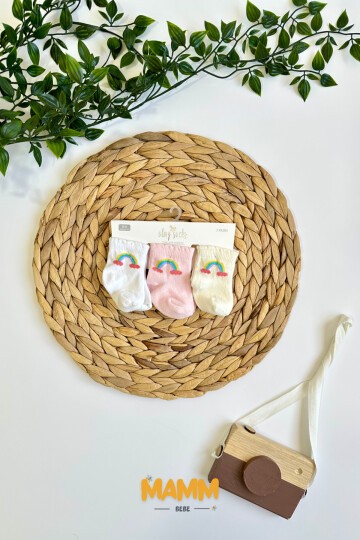 3LÜ GÖKKUŞAĞI ÇORAP