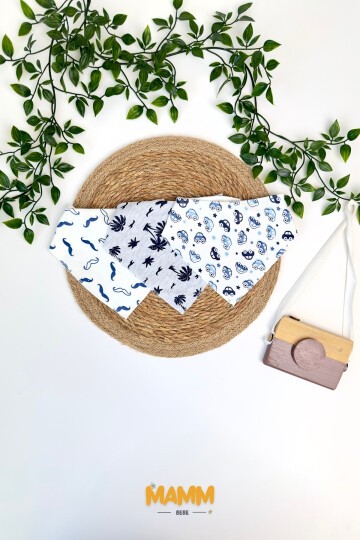 3LÜ KARIŞIK DESENLİ FULAR ÖNLÜK