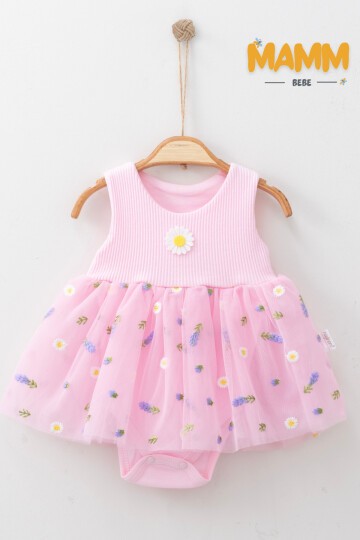 6-12-18 AY LAVANTALI BODY ELBİSE PEMBE