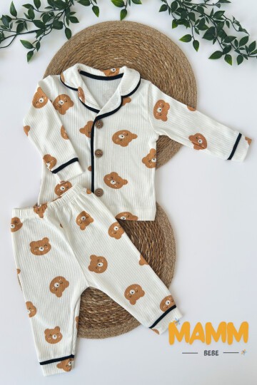 6-24 AY AYICIK DESENLİ PİJAMA TAKIMI