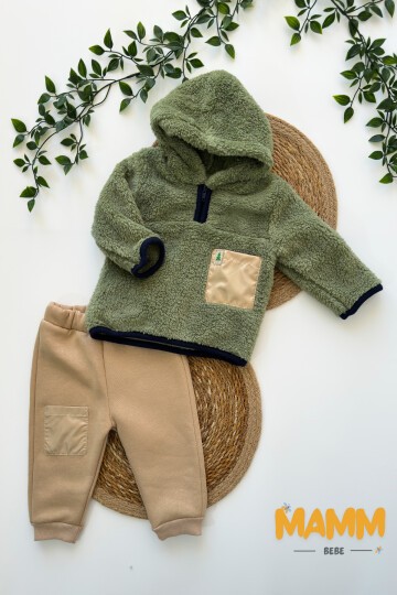 6-24 AY KAPŞONLU İKİLİ TAKIM YEŞİL