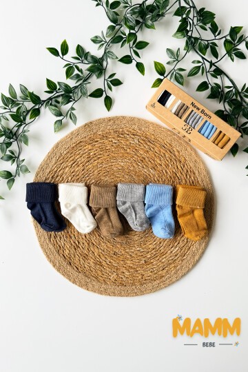 6 RENK KUTULU ÇORAP 1007