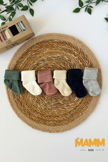 6 RENK KUTULU ÇORAP 1012