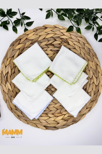 6LI AĞIZ SİLME MENDİLİ MAVİ