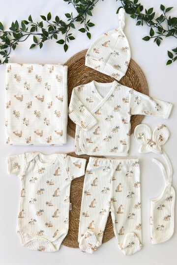 7Lİ HASTAHANE ÇIKIŞ SETİ PALMİYE