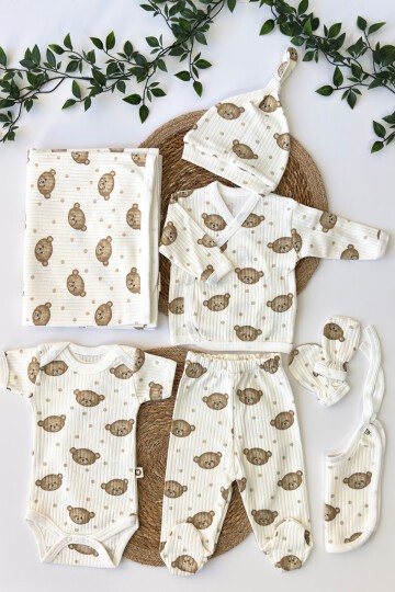 7Lİ HASTAHANE ÇIKIŞ SETİ AYICIK