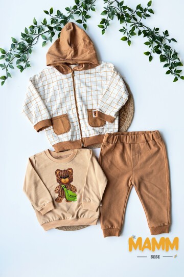 9-24 AY SÜMELA KAPÜŞONLU ÜÇLÜ TAKIM