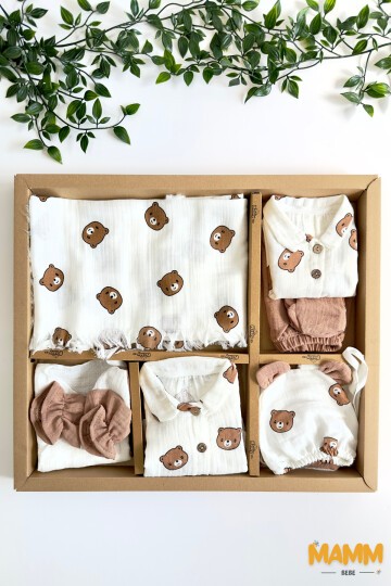 AYICIKLI MÜSLİN KUMAŞ HASTAHANE ÇIKIŞI 10LU