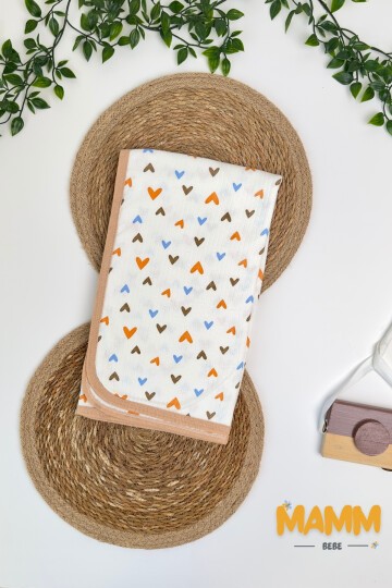 ÇİFT KATLI KALP DESENLİ PENYE BATTANİYE