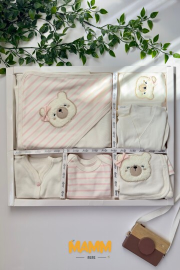 PEMBE TOKALI AYICIK 10LU HASTAHANE ÇIKIŞI