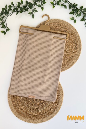 WAFFLE KUMAŞ BATTANİYE 80*90 CM KAHVERENGİ