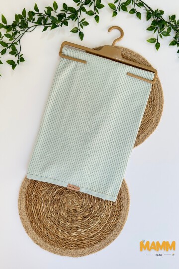 WAFFLE KUMAŞ BATTANİYE 80*90 CM YEŞİL
