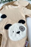 0-12 AY PANDA KABARTMALI PATİKLİ TULUM EKRU