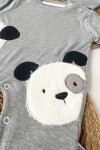 0-12 AY PANDA KABARTMALI PATİKLİ TULUM KREM