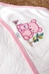 AYICIK DETAYLI HAVLU PEMBE