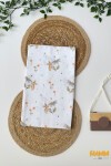 TEK KATLI KAHVE ARABA DESENLİ MÜSLİN BATTANİYE 80*90 CM